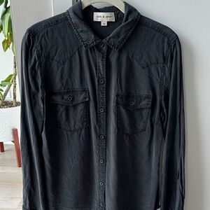 Cloth & Stone Charcoal Button-Up Shirt